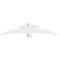 Ekena Millwork Davenport Architectural Grade PVC Gable Bracket, 84"W x 17 1/2"H x 6"D x 6"F, 5/12 Pitch GBP084X18X0606DAV00 - alternate 4